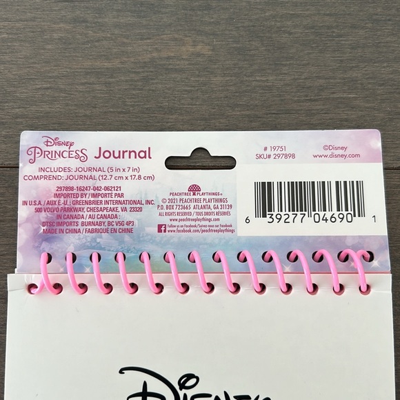 DISNEY Princess Journal, Confidence Looks Good On Me, Kid Girls Notebook Pink - Picture 5 of 7